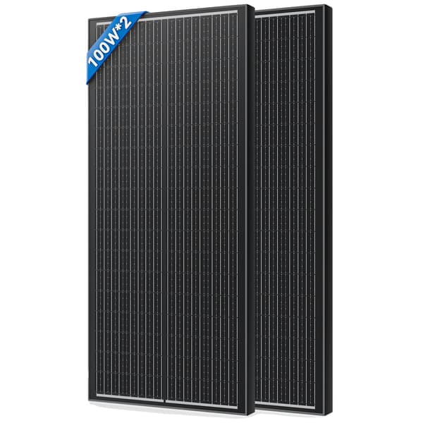 Solpanel, Monokristallint Silikon, Vattentät Design,200W