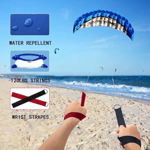 Paraglider, Lätt att Flyga, Bärbar Design,blå