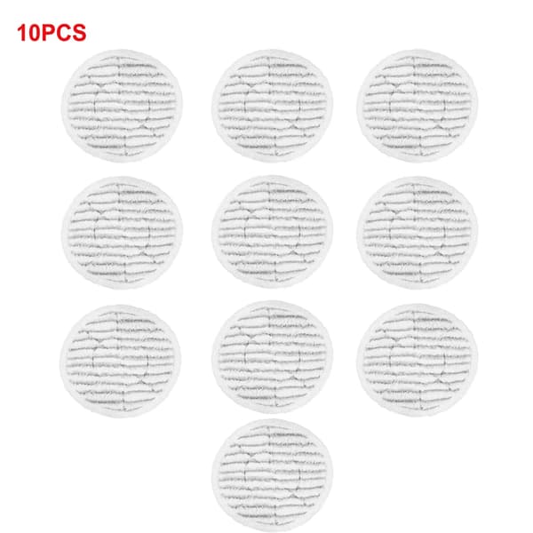 Dampmoppe puder, vaskbare bomuld, kompatible med Devoac VM6,10PCS