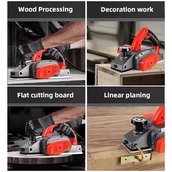 Elektrisk Planer, Hög Effekt, Precision Trimmer,Röd