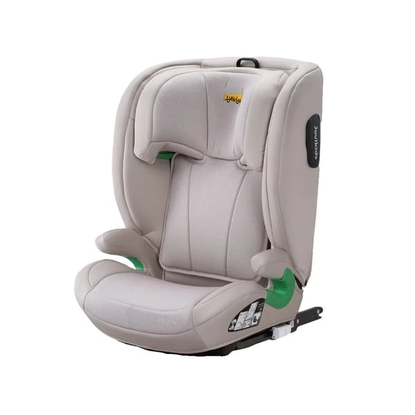 Barnstol, Justerbart Ryggstöd, ISOFIX-anslutning,VIT