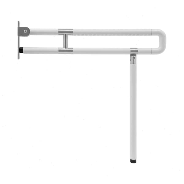 Säkerhetsräcke, Väggmonterat, Halkfritt Design,VIT