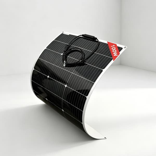 Fleksibel Solpanel, Høj Effektivitet, Holdbart Design,1stk 100w panel