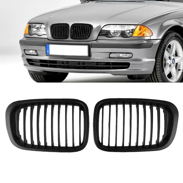 Framgrill, Sportig Design, Hållbar ABS-plast,1par