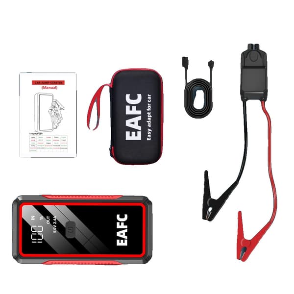 Startmotor, Bärbar Power Bank, Hög Toppström, 2000A Smart Box