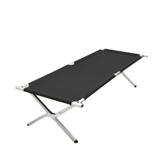 Campingssäng, Bärbar Design, Hållbara Material,svart