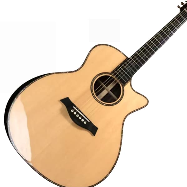Gitarr, Rosenwood Greppbräda, Klassisk Spelstil,GUL