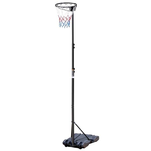 Basketballkurv, Justerbar Højde, Bærbart Design,Sort