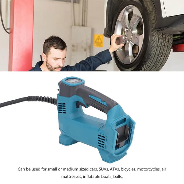 Däckpump, Sladdlös, Digitalt Tryckmätare,ingen batteri
