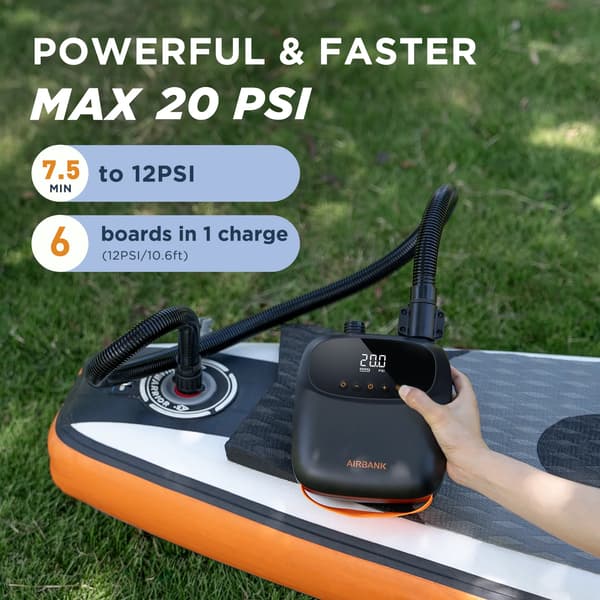 Oppustelig Pumpe, 20PSI Maks Tryk, Flere Tilstande,D13PRO