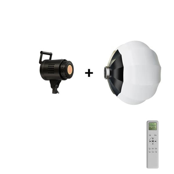 Fotografi Ljus Kit, Justerbart Stativ, Dubbel Strömkälla,Med boll softbox