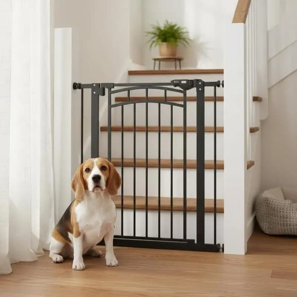Sikkerhedsbarriere, Justerbart Design, Dobbelt Låsemekanisme,sort