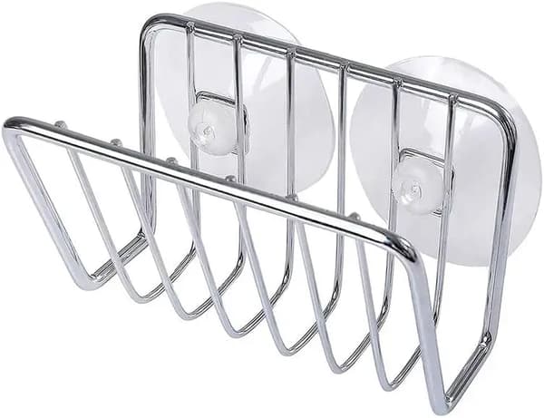 Spongehållare, Rostfritt Stål, Väggmonterad Design,Silver
