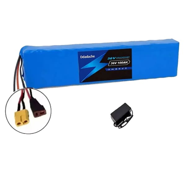 Litiumjonbatteripack, 100Ah kapacitet, 36V spänning,36V-a, XT60-T