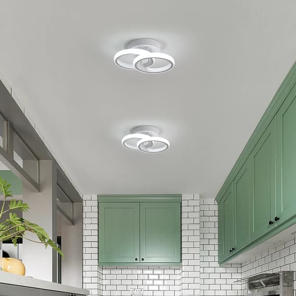 Loftlampe, Moderne Design, Energi Effektiv,HVID, M, Kold Hvid