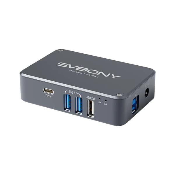 HUB-låda, hög hastighet USB-portar, ström skyddsfunktioner,SV241
