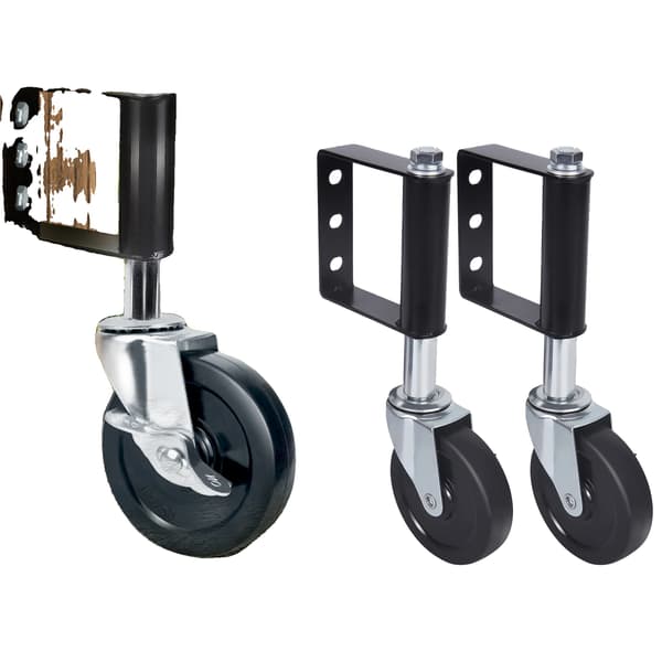Hegnkaster, Robust Design, Justerbar Rullende Mekanisme,sort