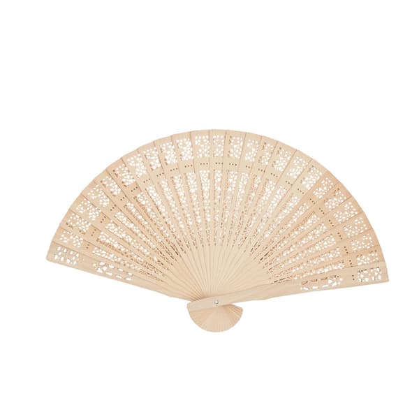 Trähandfläktar, Personlig Design, Hållbar Konstruktion,Beige