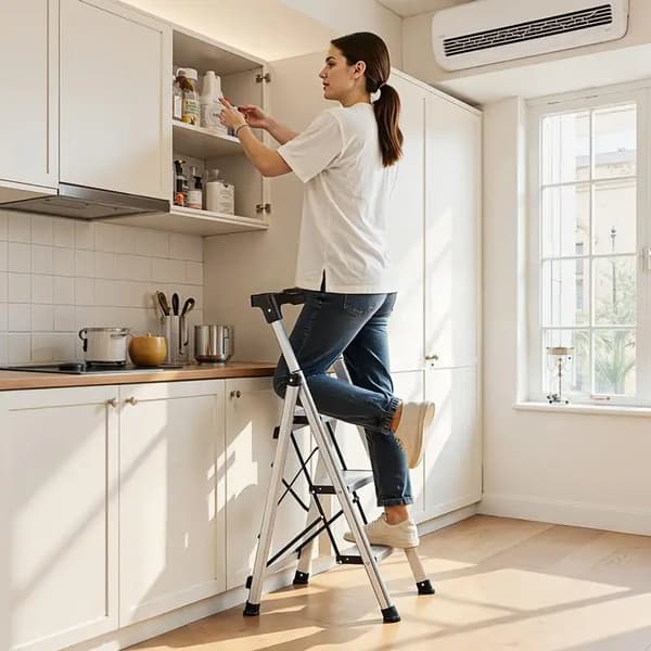 Stege, Fällbar Design, Halkfri Pedal, armégrön