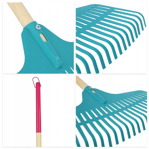 Rive, Plastmateriale, 170 cm Længde, Ergonomisk Design, Letvægts, Velegnet til Bladindsamling