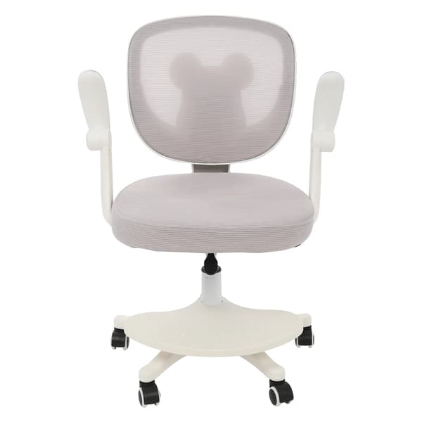 Barnstol, Justerbar Höjd, Ergonomisk Design,Ljusgrå
