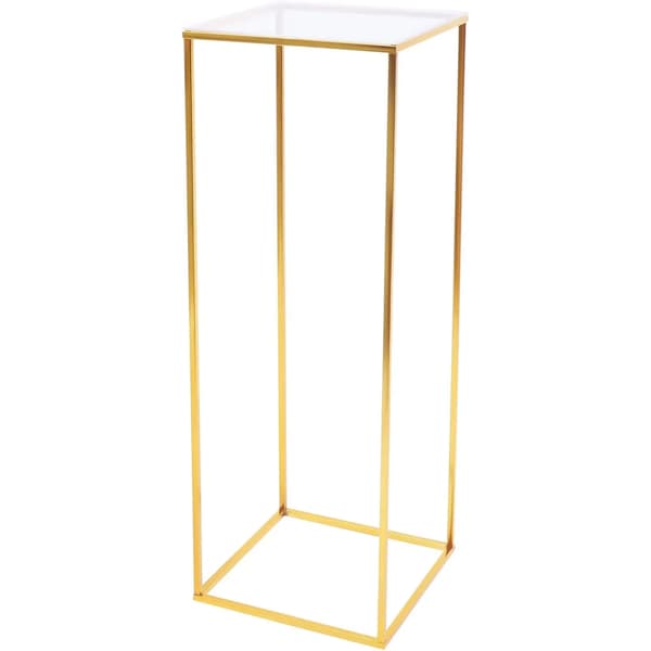 Gulvstand, Elegant Design, Holdbare Materialer,Guld