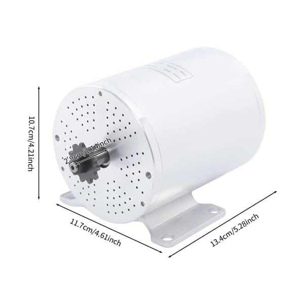 Cykel Motor Kit, 3KW Effektudgang, Multifunktionel Controller,Sølv