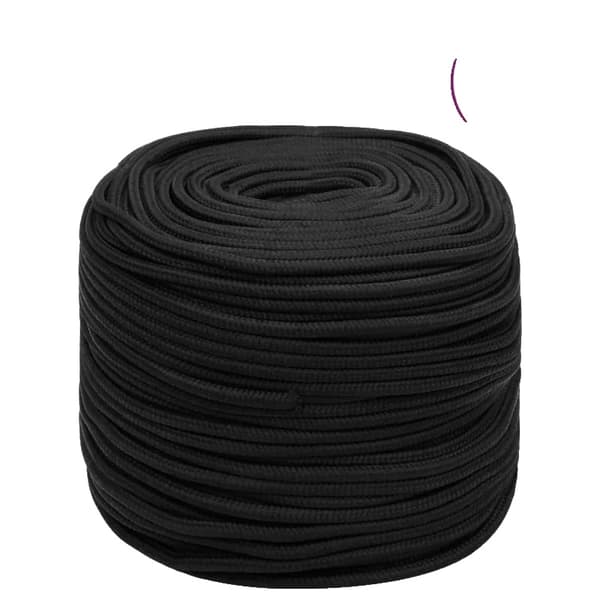 Marineror, 10 mm Diameter, 50 m Længde,sort