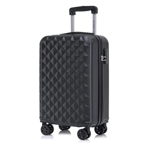 Rejsetrolley, Holdbar ABS-konstruktion, Ergonomisk greb,28Tommer 700mm-a, Sort-a
