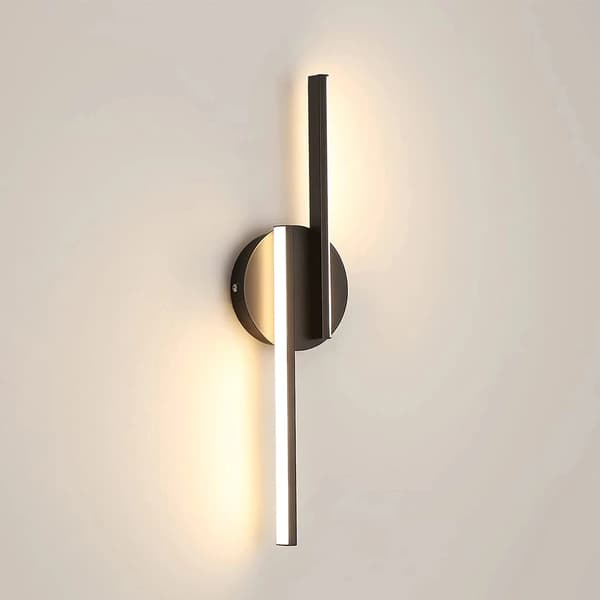 Væglampe, Energisparende, Elegant Design,sort