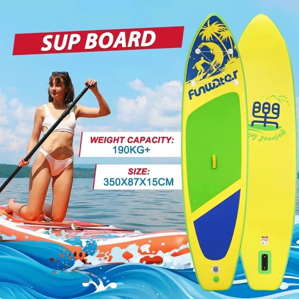Stand Up Paddle Board, Højdensitetsmateriale, Skridsikker Overflade,SUPFW28D