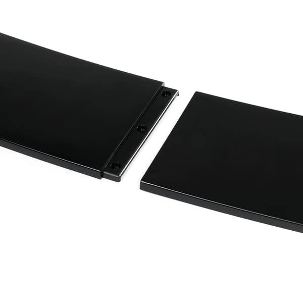 Bil Frontlip Bumper Splitter, Universel Pasform, Aerodynamisk Design,Glansende Sort