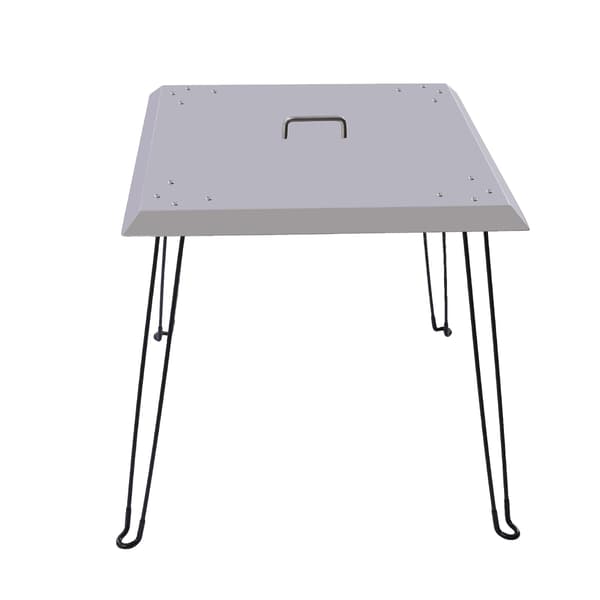 Värmespridare, Fällbar Design, Hållbart Rostfritt Stål,VIT