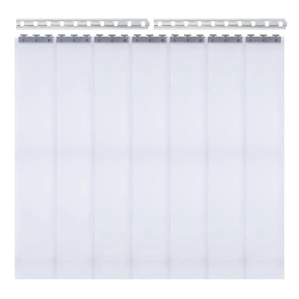 Dörrgardin, PVC-material, Enkel installation, Klar