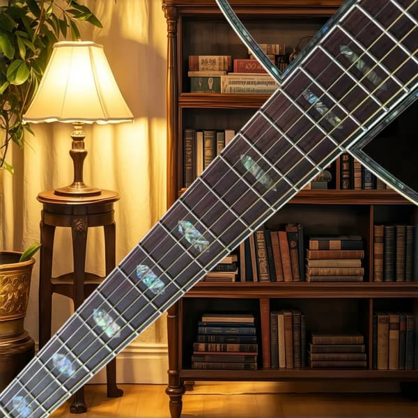 Folk Guitar, Rosenwood Greppbräda, Fast Bro,GUL