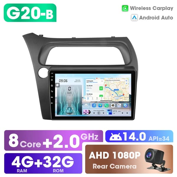 Multimedia-spelare, Android Auto, Bluetooth-anslutning,G20-B