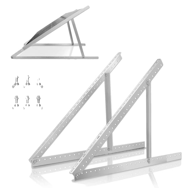 Solpanelmonteringsbeslag, Justerbart Design, Foldbare Tiltben,1set
