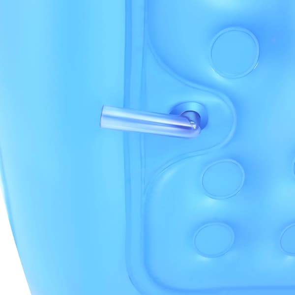 Uppblåsbar Badkar, Ergonomisk Design, Bärbar och Fällbar,Blå