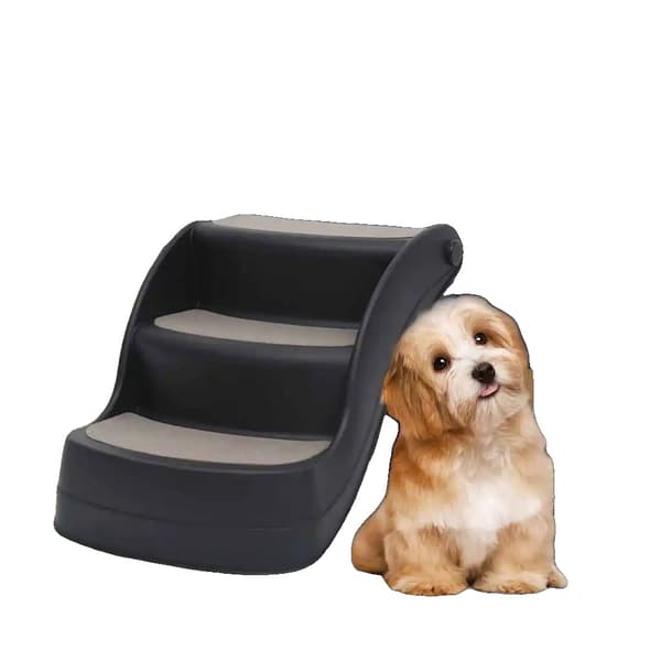 Hundetrin, Foldbart Design, Skridsikre Trin,Blå
