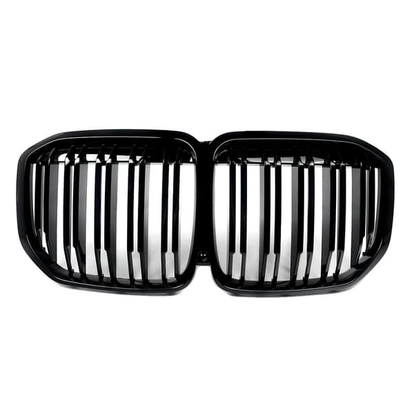 Frontbumpergrill, Aggressiv Styling, Nem Installation,glans sort
