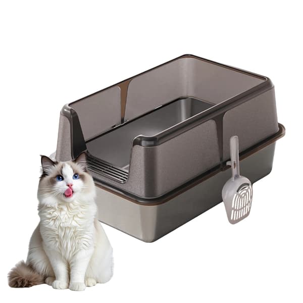 Kattlåda, Non-Stick Yta, Stänksäker Design, bk