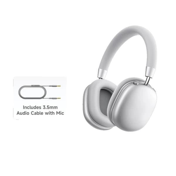 Hörlurar, Aktiv Brusreducering, Bluetooth 5.3,F5 Silver