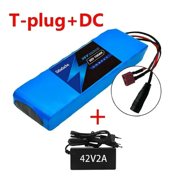 Litiumjon elbilbatteri, 3000mAh kapacitet, CE-certifierad, T-DC-laddare
