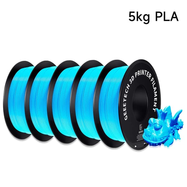 3D-skrivarfilament, PLA-material, hög hållfasthet och styvhet, Vattengrå