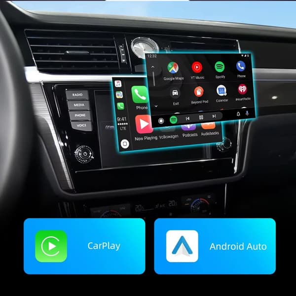 Bil Multimedia Modul, Trådlös CarPlay, Stöd för Android Auto,För VW MIB-system