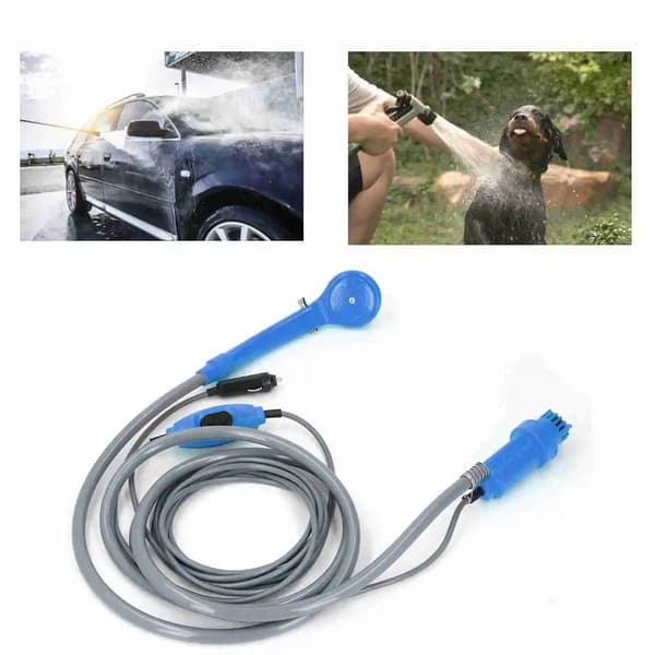 Camping Bruser Kit, Bærbar Design, Fuld Installationspakke,Blå