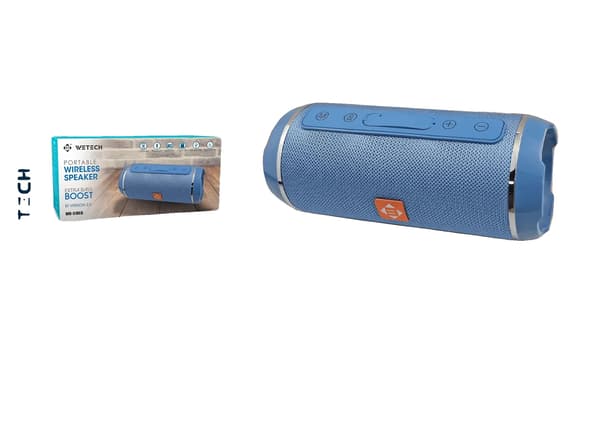 Bärbar Bluetooth-högtalare, Extra bas, Vattentålig,WR31BLU