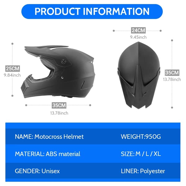 Heltäckande säkerhetshjälm, stötresistent, avancerad ventilation,Ja Heigu, XL