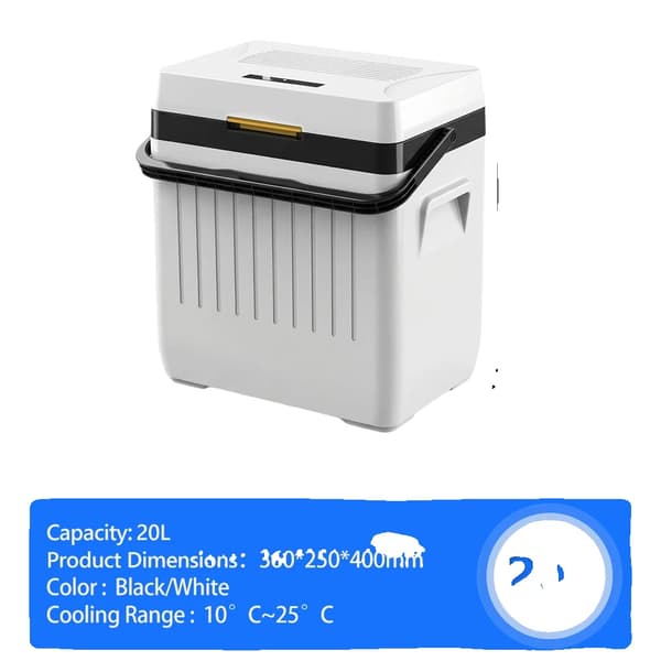 Kylskåp, Bärbar Mini Fryser, Effektivt Kylsystem,20L