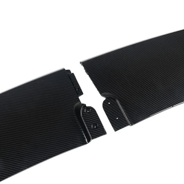 Front Bumper Splitter, ABS Materiale, Performance Stil,Kulfiberlook